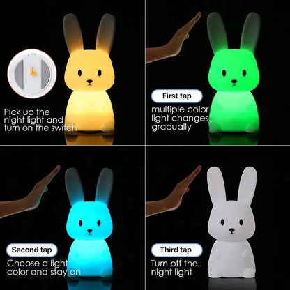 Rabbit-shaped night light