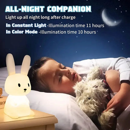 Rabbit-shaped night light